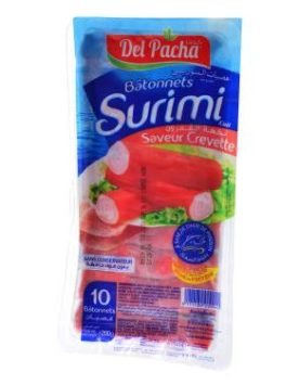 10 Bâtonnets Surimi Saveur Crevette  Del Pacha 200 g