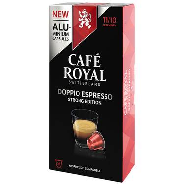 10 Capsules Aluminium Doppio Espresso Café Royal Nespresso Compatible