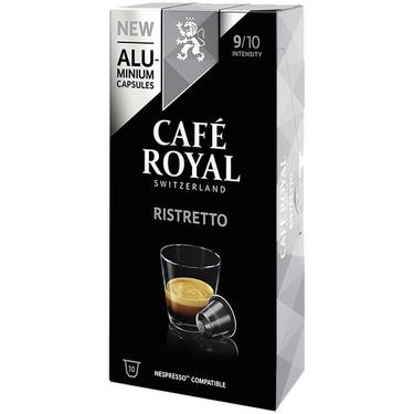 10 Capsules Aluminium Ristretto Café Royal  Nespresso Compatible