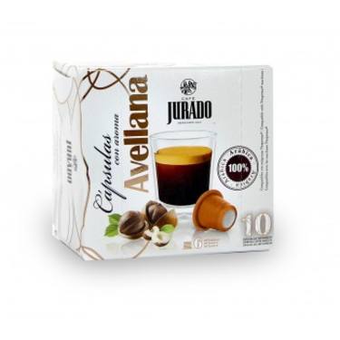 10 Capsules Avellana (Noisette) Jurado Nespresso Compatible