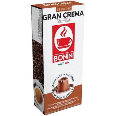 10 Capsules Compatibles Nespresso  Gran Crema  Bonini