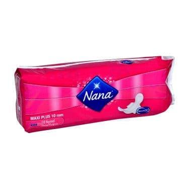 10 Serviettes Hygièniques Maxi Plus Nana 10mm