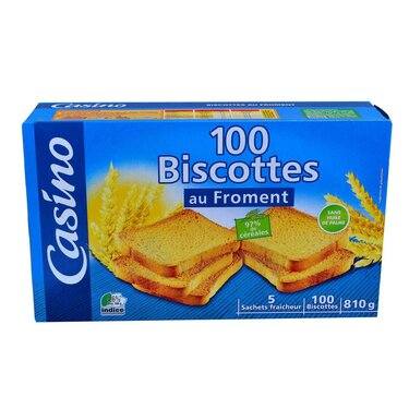 100 Biscottes au Froment  Casino  810 g