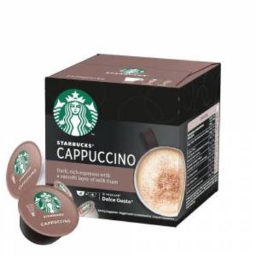 12 Capsules Cappuccino Starbucks by Dolce Gusto
