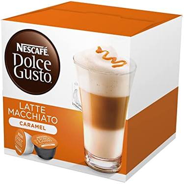 16 Capsules Latte Macchiato Caramel Nescafé Dolce Gusto