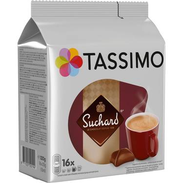 16 Capsules Suchard Tassimo