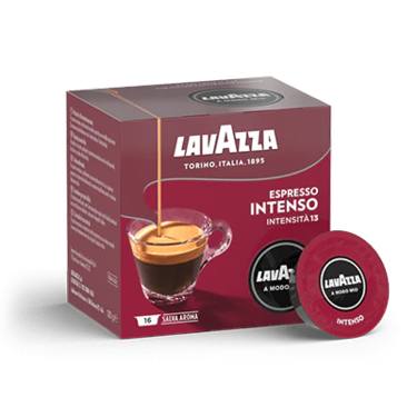 16 capsules Café Espresso Intenso Lavazza a Modo Mio