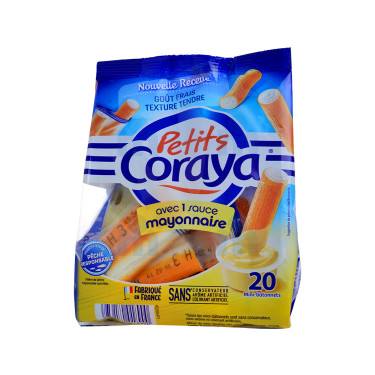20 Petits Bâtonnets de Surimi Sauce Mayonnaise  Coraya  210 g