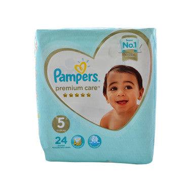 24 Couches Premium Care Junior Pampers T5 (11 - 25kg)