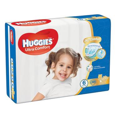32 Couches Ultra Confort T6 (15-30 Kg) Huggies