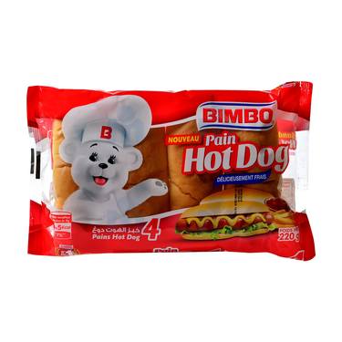 4 Pains Hot Dog Bimbo 220g