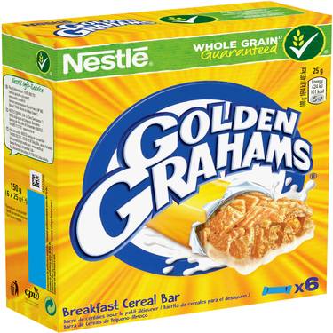 6 Barres De Céréales Golden Grahams - Nestlé - 150 g