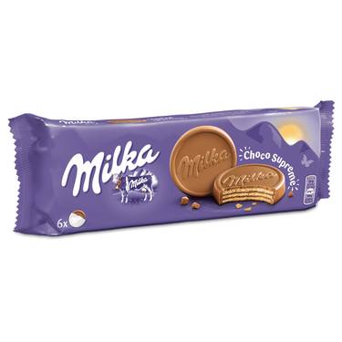 6 Biscuits  Choco Supreme Milka 180g