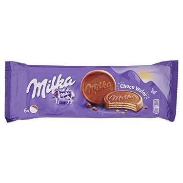 6 Gaufrettes chocolat au lait Choco Wafer Milka  180g