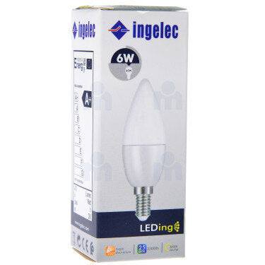 Ampoule Filetage LED 6W E14 3000K Lumière Jaune Ingelec