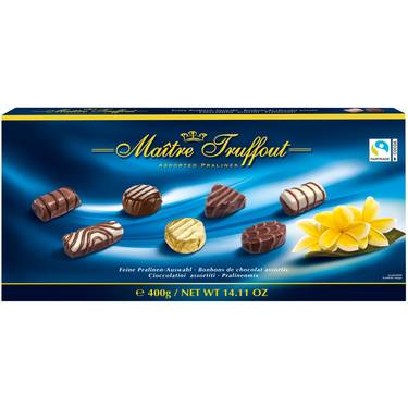 Assortiments de Bonbons au Chocolat pralines Blue Maitre Truffout 400g