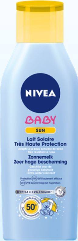 Baby Lait Très Haute Protection 50+ Nivea 200 ml