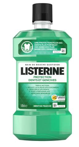 Bain de Bouche Protection Dents et Gencives Listerine 500ml