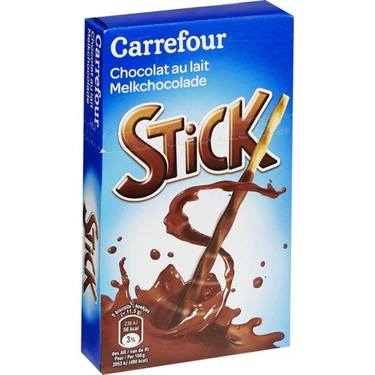 Bâtonnets Sticks Fins au Chocolat au Lait Carrefour 90 g
