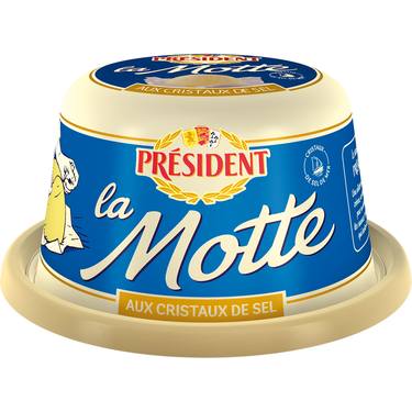 Beurre La Motte aux Grains de Sel de Mer Président 250 g