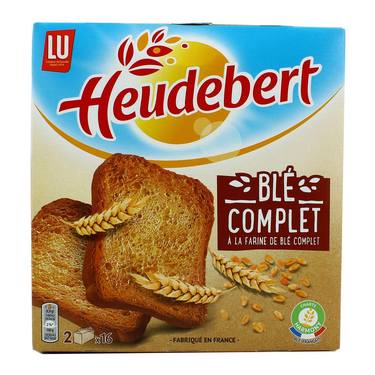 Biscottes Blé Complet Heudebert Lu  280 g
