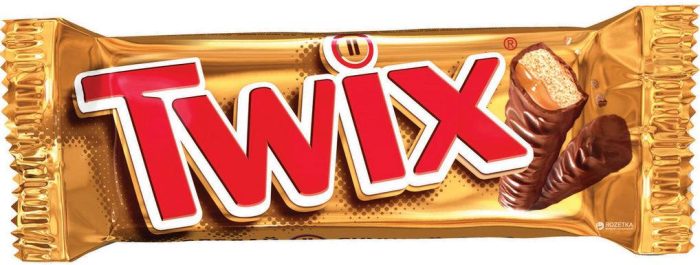 Biscuit au Caramel Enrobé au Chocolat au Lait Twix 50g