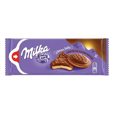 Biscuits  Choco Jaffa à la mousse au chocolat au Lait Milka 128 g