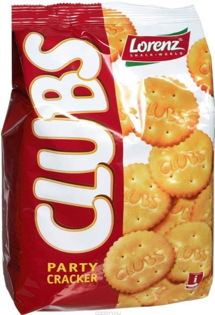 Biscuits Cracker Clubs Party Lorenz 150g