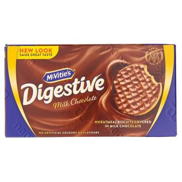 Biscuits Digestive Croustillants au Chocolat au Liat McVities 200 g