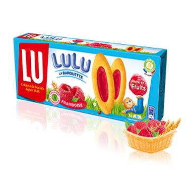 Biscuits LULU la Barquette Framboise Lu 120 g