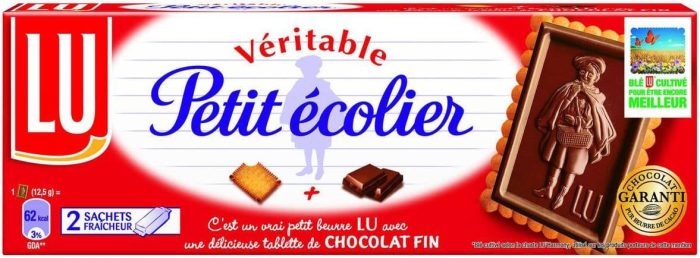 Biscuits Petit Beurre Nappés au Chocolat Fin Petit Ecolier Lu 150g