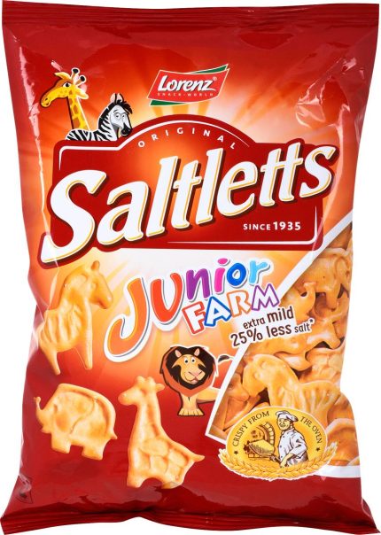 Biscuits Salés Junior Farm Saltletts Lorenz 125g
