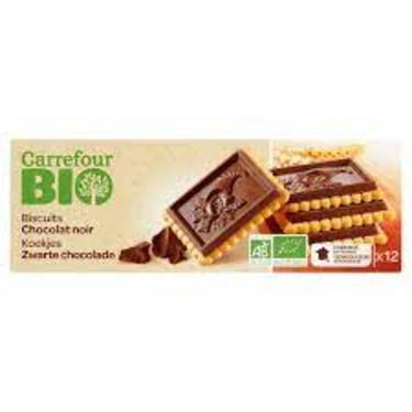 Biscuits Tablette Chocolat Noir Carrefour Bio 150g