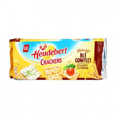 Biscuits de Blé Complet Les Crackers Heudebert Lu  250g