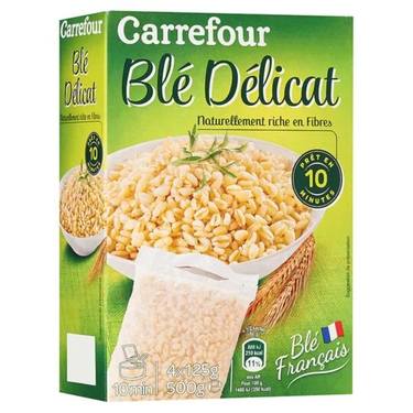 Blé Précuit 10 Minutes Carrefour 500 g