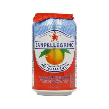 Boisson Gazeuse San Pellegrino Aranciata Rossa Canette 33cl