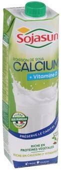 Boisson au soja Calcium + Vitamine D SojaSun 1L