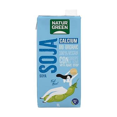 Boisson de Soja Bio au Calcium Natur Green 1L