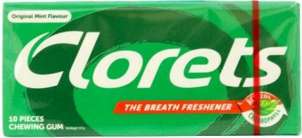 Boite de 10 Chewing Gum Clorets