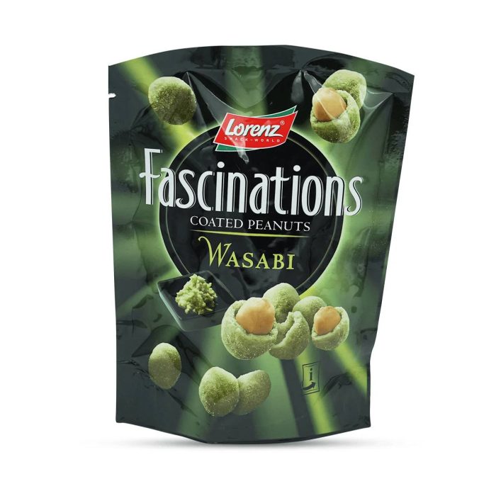 Cacahuètes Enrobées de Sauce Wasabi Lorenz 100 g