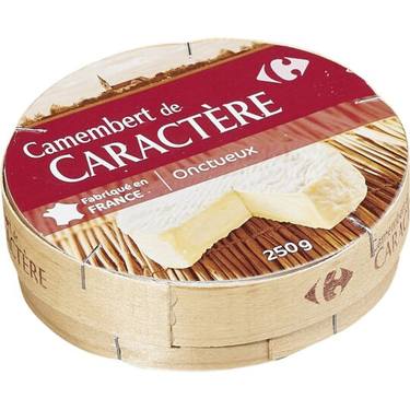 Camembert de Caractère Onctueux Carrefour  250 g