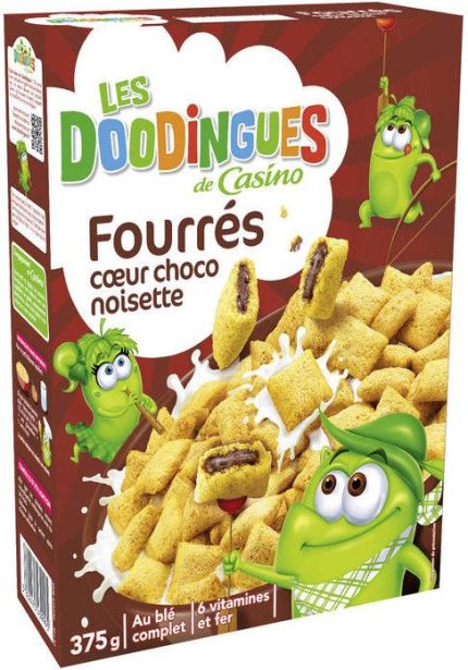 Céréales Fourrage Choco-Noisettes Les Doodingues Casino 325g