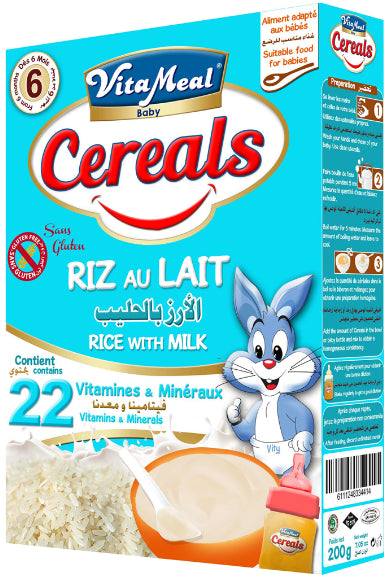 Céréales Riz au Lait SANS GLUTEN VitaMeal 200g