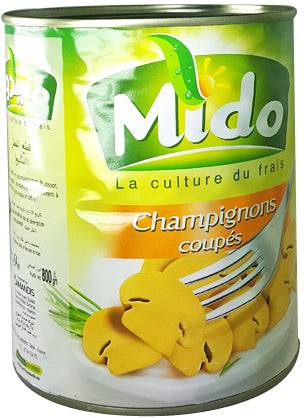 Champignons Coupés Mido 800g