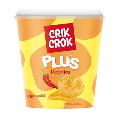 Chips Arôme  Paprika Sans Gluten Crik Crok Plus 40g