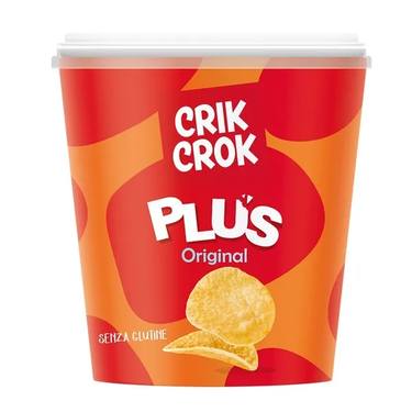 Chips Salées Original Sans Gluten  Crik Crok Plus 40g