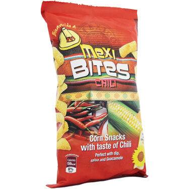 Chips Soufflées de Maïs Goût Chili Mexi Bites 125 g