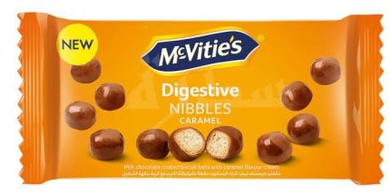 Chocolat Au Lait Et Au Caramel Digestive Nibbles Mc Vities 45g