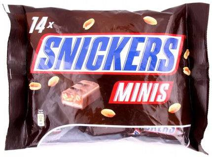 Chocolat Snickers Minis 227g (12 pièces)