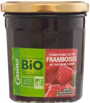 Confiture Extra Framboises au Sucre de Canne Bio Casino 360g